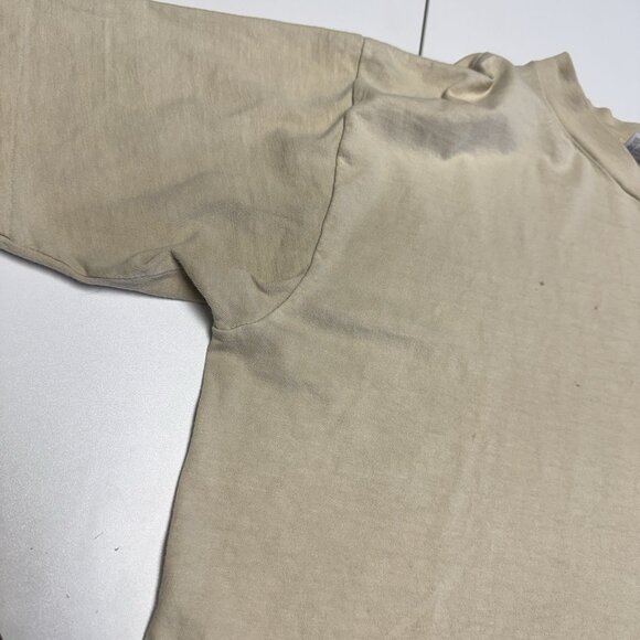 Vintage 90s Hogs Breath Inn T Shirt Mens XL 21.5x26.5 Tan Short Sleeve - Picture 5 of 16